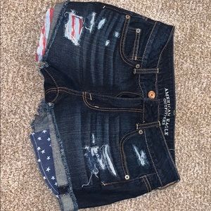 American flag shorts